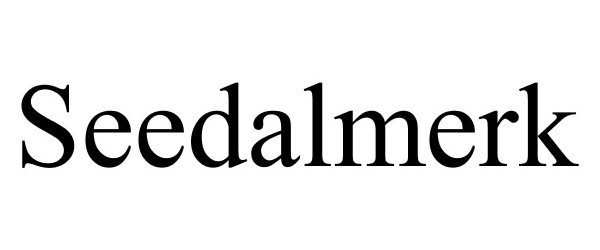 Trademark Logo SEEDALMERK