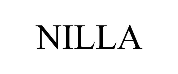 Trademark Logo NILLA