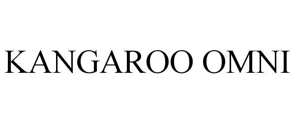 Trademark Logo KANGAROO OMNI