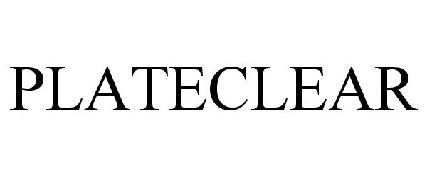 Trademark Logo PLATECLEAR