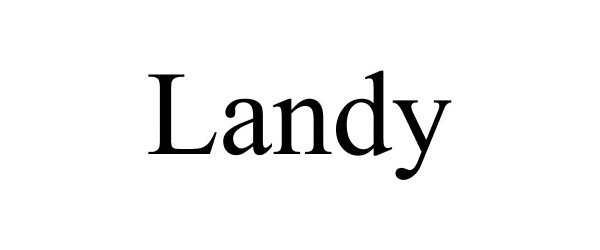 Trademark Logo LANDY