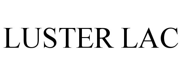 Trademark Logo LUSTER LAC