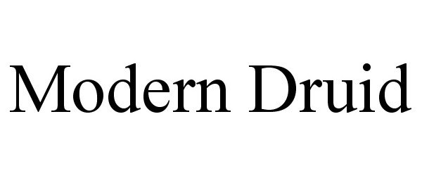 Trademark Logo MODERN DRUID