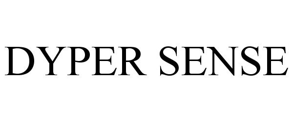 Trademark Logo DYPER SENSE