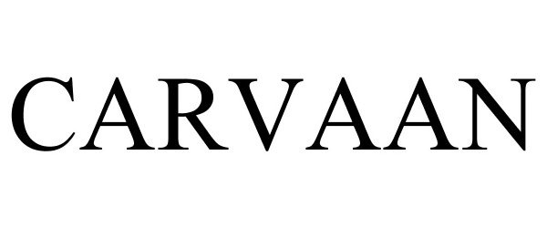 Trademark Logo CARVAAN