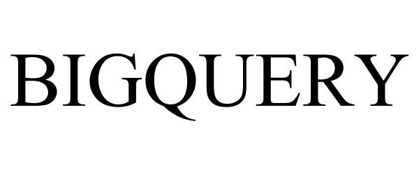 Trademark Logo BIGQUERY