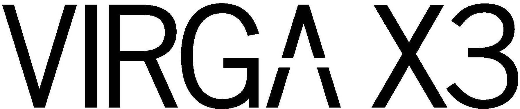 Trademark Logo VIRGA X3