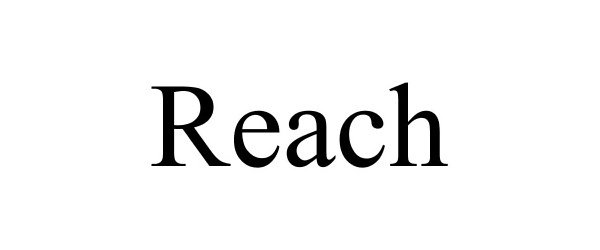 Trademark Logo REACH