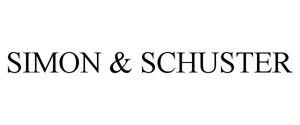 Trademark Logo SIMON & SCHUSTER