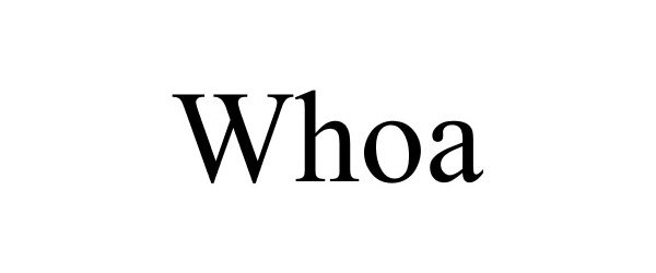 Trademark Logo WHOA