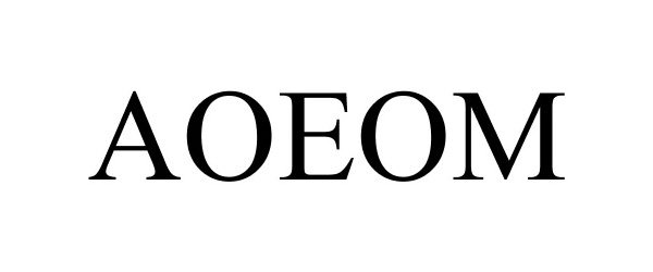Trademark Logo AOEOM