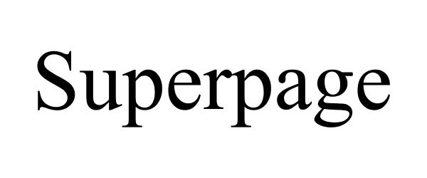 Trademark Logo SUPERPAGE