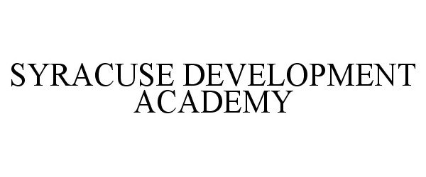  SYRACUSE DEVELOPMENT ACADEMY