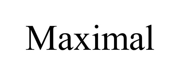 Trademark Logo MAXIMAL