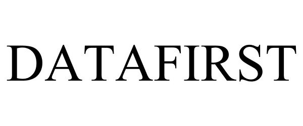 Trademark Logo DATAFIRST