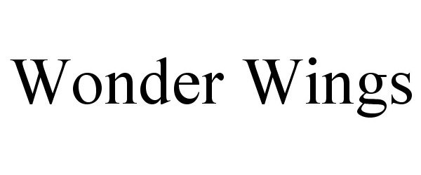 Trademark Logo WONDER WINGS