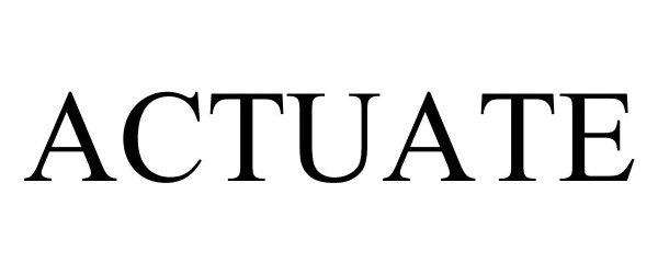 Trademark Logo ACTUATE