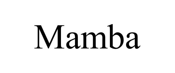 Trademark Logo MAMBA