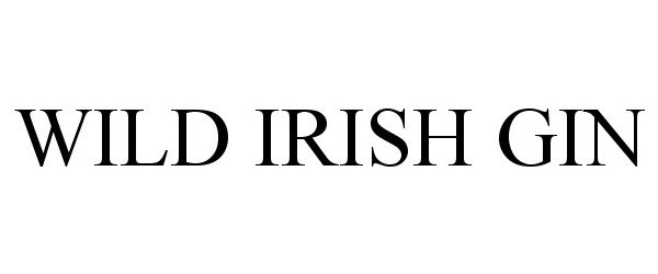 Trademark Logo WILD IRISH GIN