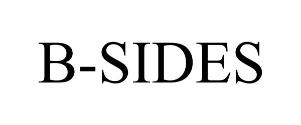Trademark Logo B-SIDES