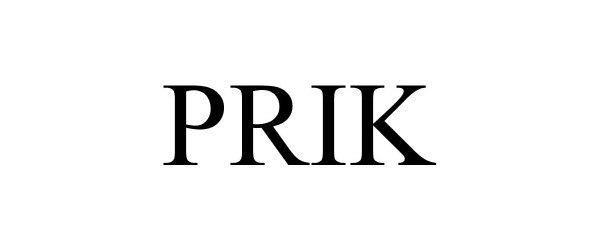 Trademark Logo PRIK