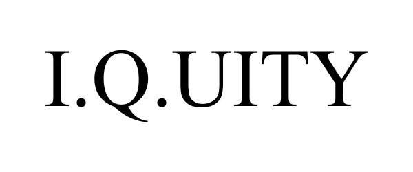 Trademark Logo I.Q.UITY