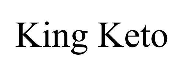 Trademark Logo KING KETO