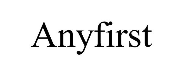 Trademark Logo ANYFIRST