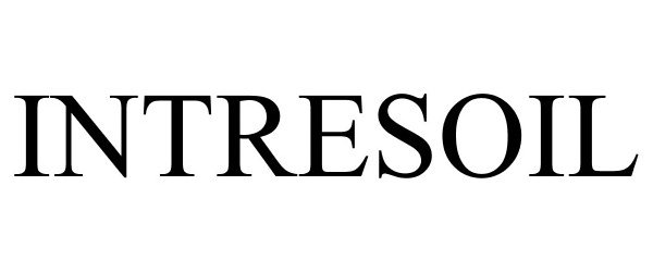 Trademark Logo INTRESOIL