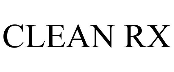 Trademark Logo CLEAN RX