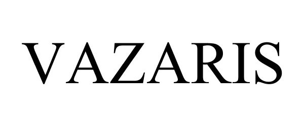 Trademark Logo VAZARIS