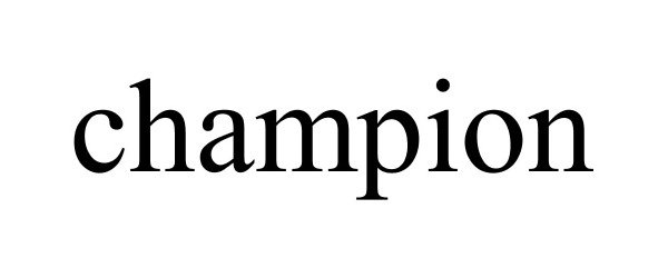 Trademark Logo CHAMPION