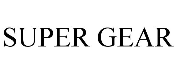 Trademark Logo SUPER GEAR