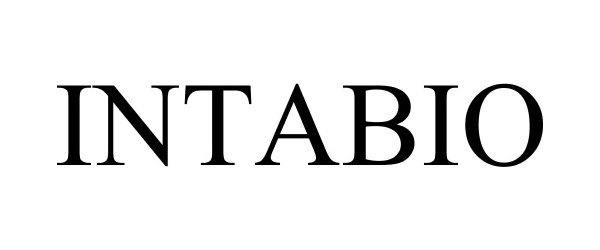 Trademark Logo INTABIO