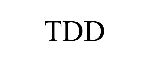 Trademark Logo TDD