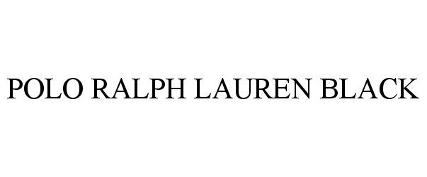 Trademark Logo POLO RALPH LAUREN BLACK