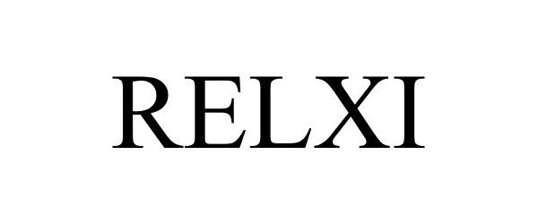 Trademark Logo RELXI