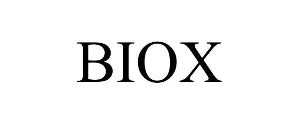 Trademark Logo BIOX