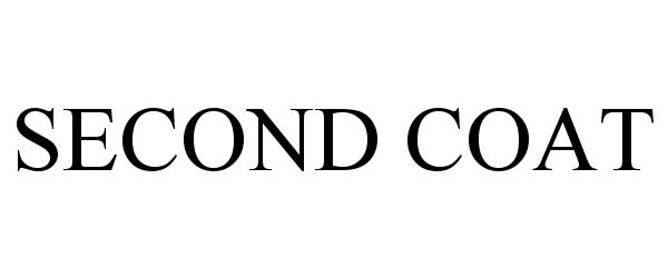 Trademark Logo SECOND COAT