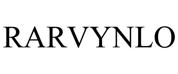 Trademark Logo RARVYNLO