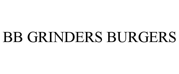  BB GRINDERS BURGERS