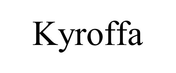 Trademark Logo KYROFFA