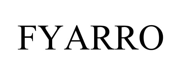 Trademark Logo FYARRO
