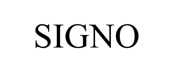 Trademark Logo SIGNO