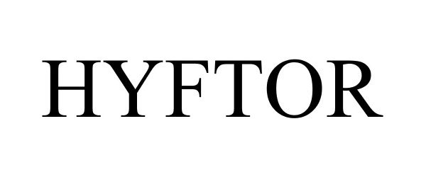 Trademark Logo HYFTOR