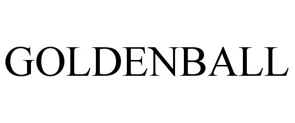 Trademark Logo GOLDENBALL