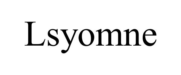 Trademark Logo LSYOMNE