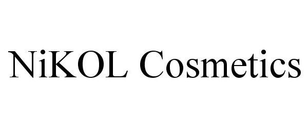 Trademark Logo NIKOL COSMETICS