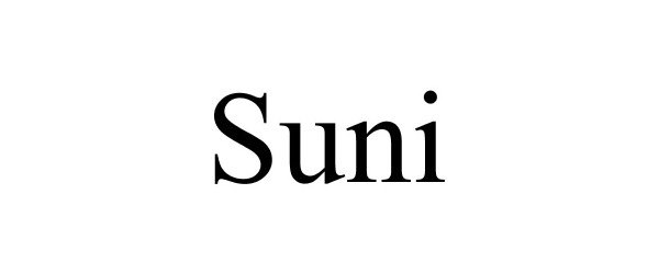 Trademark Logo SUNI
