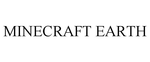 Trademark Logo MINECRAFT EARTH